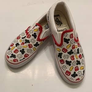 VANS custom Disney slide on shoe